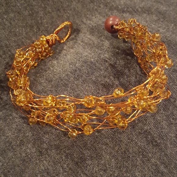Copper Beaded Bracelet - Picture 2 of 4